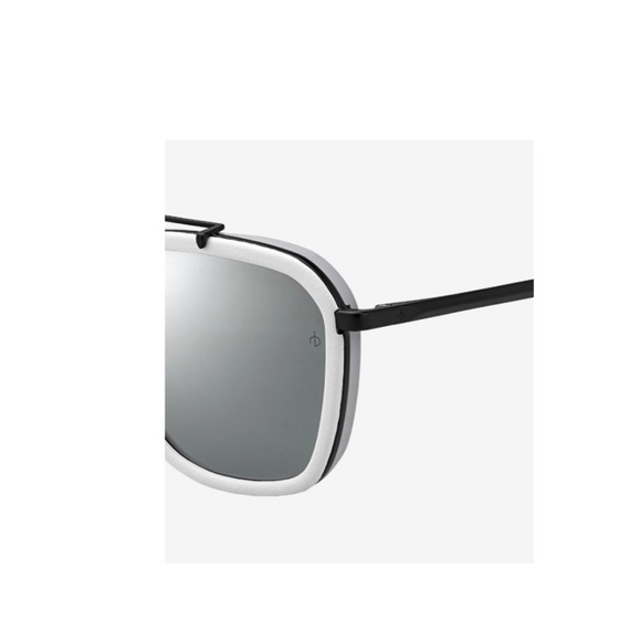 Rag & Bone Phantom Leather Wrapped Sunglasses. main image 2
